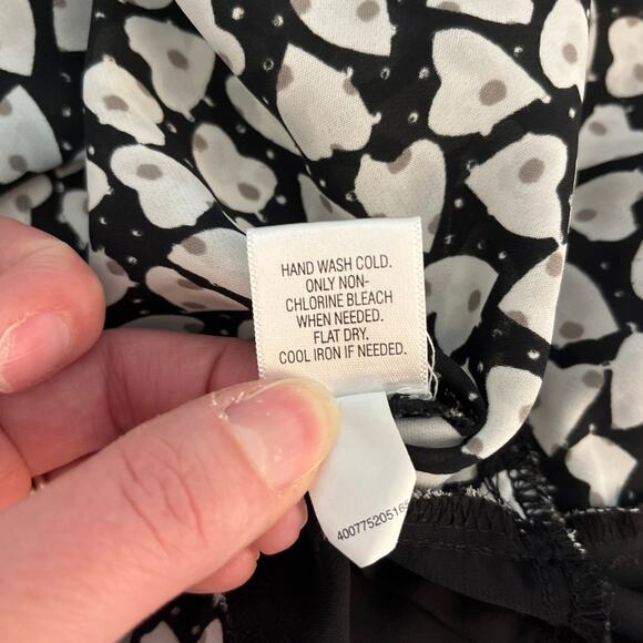 Disney Alice Through The Looking Glass Colleen Atwood Heart Blouse Sz Large - Picture 6 of 8